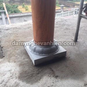 Chân tảng kê cột đá xanh đen 7