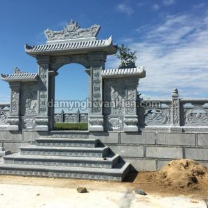 Cổng đá - cột tứ trụ đá 1