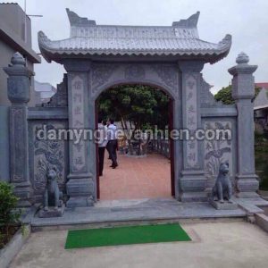 Cổng đá - cột tứ trụ đá 5
