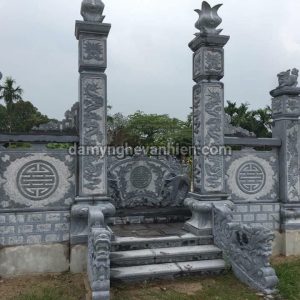 Cổng đá - cột tứ trụ đá 8