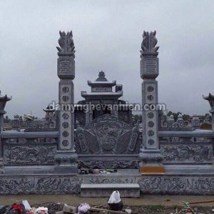 Cổng đá - cột tứ trụ đá 11