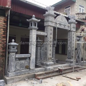 Cổng đá - cột tứ trụ đá 17