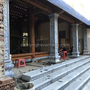 Cột đá vuông - tròn 6