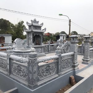 Lan can đá xanh đen 15