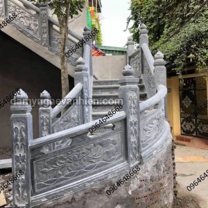 Lan can đá xanh đen 17